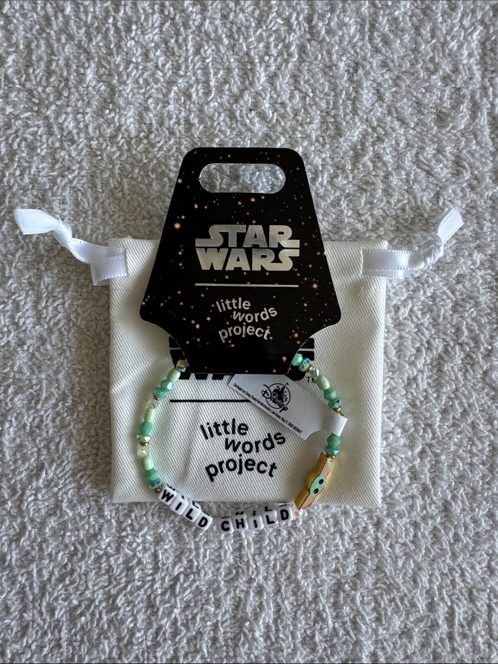Little Words Project x Star Wars “Wild Child” Grogu Beaded Bracelet